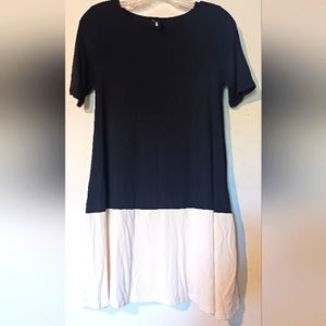 Two Tone Tunic Top / Mini Dress sz. XS ‎ Agnes & Doris